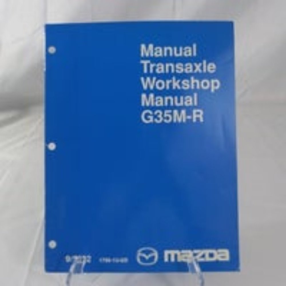 2002 Manual Transaxle Workshop Manual G35M-R